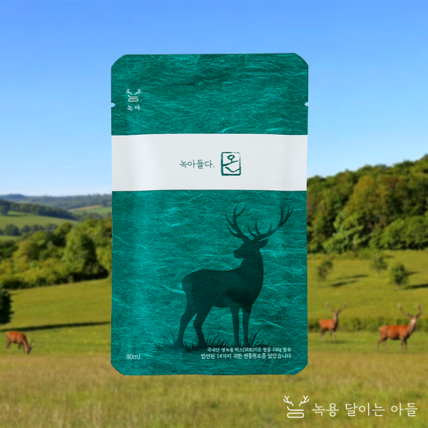 [3+1] 고함량 국내산 생녹용 + 홍삼진액   [ 1등급 인증녹용 ]